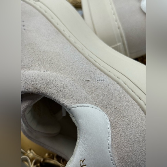 🆕 KURT GEIGER LONDON 🧿NWOB Laney Flower Embellished Sneakers, Bone, Sz 40 US 9 - Picture 15 of 15